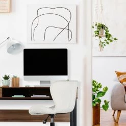 Relaxdays Bureau Avec Compartiments , Moderne,pour Salon Et Chambre D’ado 74,5 X 110 X 55 Cm, Choix De La Couleur -France Bureau Soldes 2022 31795781 3