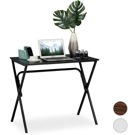 Relaxdays Bureau,Table De Travail, Simple Et Peu Encombrante,pour La Maison, Chambre D’ado Et Bureau, HlP:76x90x53cm 3 Relaxdays Bureau,Table De Travail, Simple Et Peu Encombrante,pour La Maison, Chambre D’ado Et Bureau, HlP:76x90x53cm