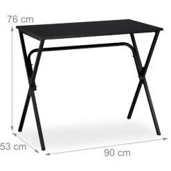 Relaxdays Bureau,Table De Travail, Simple Et Peu Encombrante,pour La Maison, Chambre D’ado Et Bureau, HlP:76x90x53cm 11 Relaxdays Bureau,Table De Travail, Simple Et Peu Encombrante,pour La Maison, Chambre D’ado Et Bureau, HlP:76x90x53cm -France Bureau Soldes 2022 31795800 5