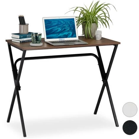 Relaxdays Bureau,Table De Travail, Simple Et Peu Encombrante,pour La Maison, Chambre D’ado Et Bureau, HlP:76x90x53cm 3 Relaxdays Bureau,Table De Travail, Simple Et Peu Encombrante,pour La Maison, Chambre D’ado Et Bureau, HlP:76x90x53cm