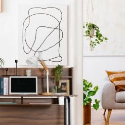 Relaxdays Bureau, Etagères Sous Plaque De Travail, Etagère Plus, Sortie De Câble,HxlxP:109x120x60 Cm, Choix De Couleurs -France Bureau Soldes 2022 31795898 3