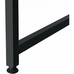 HELLOSHOP26 Bureau Poste De Travail D Ordinateur Table Métal Et MDF 120 Cm Noir - Métal -France Bureau Soldes 2022 32077390 4