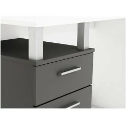 DEMEYERE Bureau Multimédia Devin - Gris - Gris/blanc -France Bureau Soldes 2022 32169279 5