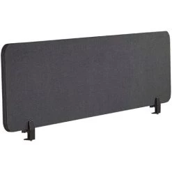 BELIANI Séparateur De Bureau 160 X 40 Cm Gris Foncé - Gris