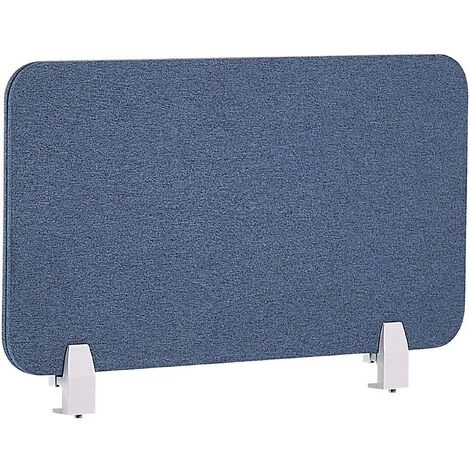 BELIANI Séparateur De Bureau 72 X 40 Cm Bleu - Bleu 3 BELIANI Séparateur De Bureau 72 X 40 Cm Bleu - Bleu
