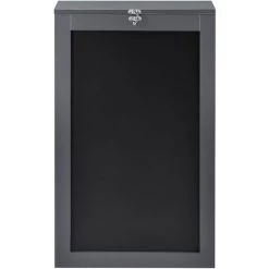 HELLOSHOP26 Table Murale Pliable Bureau Mural Rabattable MDF 156 Cm Gris - Gris -France Bureau Soldes 2022 32378753 3