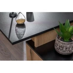 Bureau BOBOCHIC - Bureau D'angle Droit PRAGUE Imitation Chêne Rustique - Marron 9 Bureau BOBOCHIC - Bureau D'angle Droit PRAGUE Imitation Chêne Rustique - Marron -France Bureau Soldes 2022 32389202 3