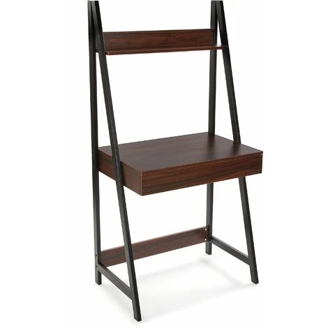 Versa Olympia Bureau Informatique Table D'étude Pour Ordinateur, 146,5x48x74cm - Marron 3 Versa Olympia Bureau Informatique Table D'étude Pour Ordinateur, 146,5x48x74cm - Marron