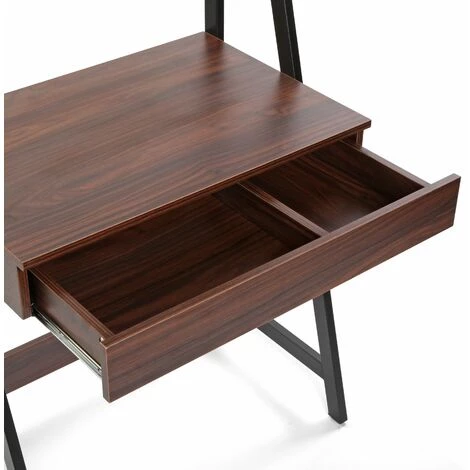 Versa Olympia Bureau Informatique Table D'étude Pour Ordinateur, 146,5x48x74cm - Marron 6 Versa Olympia Bureau Informatique Table D'étude Pour Ordinateur, 146,5x48x74cm - Marron – Image 4