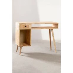 Bureau De Rangement En Bois Arlan SKLUM Bois D'hévéa Bois Naturel - Bois Naturel Bois Naturel -France Bureau Soldes 2022 32601888 3