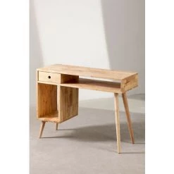 Bureau De Rangement En Bois Arlan SKLUM Bois D'hévéa Bois Naturel - Bois Naturel Bois Naturel -France Bureau Soldes 2022 32601888 5