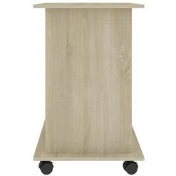 TRUE DEAL Bureau D'ordinateur Chêne Sonoma 80x50x75 Cm Aggloméré 11 TRUE DEAL Bureau D'ordinateur Chêne Sonoma 80x50x75 Cm Aggloméré -France Bureau Soldes 2022 32693249 5