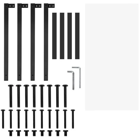 ML-DESIGN Table Bureau Informatique Ordinateur Meuble De Travail Blanc/noir 120 X 60 Cm 7 ML-DESIGN Table Bureau Informatique Ordinateur Meuble De Travail Blanc/noir 120 X 60 Cm – Image 5