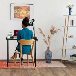 Relaxdays Table De Travail Pliable,Table De Bureau,table Bureau à Plier, Travail Maison, 74x80x45cm, Noir -France Bureau Soldes 2022 33030915 3