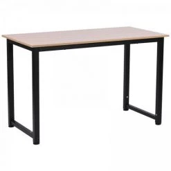 MH Table D'ordinateur Noire Andrew 120L X 60l X 76H Cm