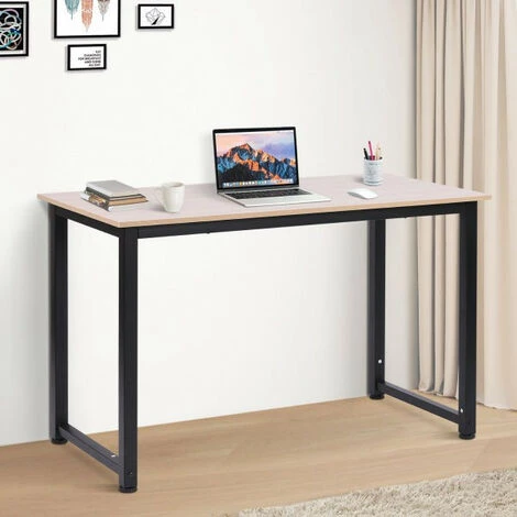 MH Table D'ordinateur Noire Andrew 120L X 60l X 76H Cm 4 MH Table D'ordinateur Noire Andrew 120L X 60l X 76H Cm – Image 2