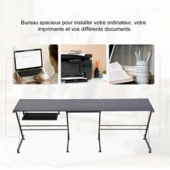 MH Bureau D'angle Informatique Tom Noir 11 MH Bureau D'angle Informatique Tom Noir -France Bureau Soldes 2022 33195779 5