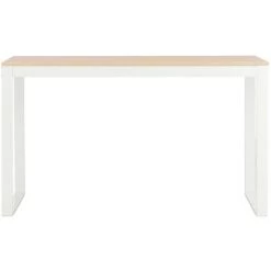 ASUPERMALL Bureau D'ordinateur Blanc Et Chene 120x60x70 Cm -France Bureau Soldes 2022 33371348 3