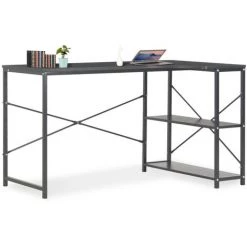 ASUPERMALL Bureau D'ordinateur Noir 120 X 72 X 70 Cm