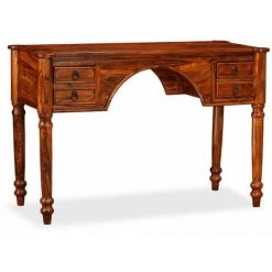 ASUPERMALL Table D'ecriture Bois Massif De Sesham 115 X 50 X 76 Cm 11 ASUPERMALL Table D'ecriture Bois Massif De Sesham 115 X 50 X 76 Cm -France Bureau Soldes 2022 33371572 5