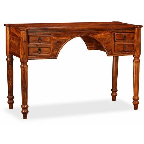 ASUPERMALL Table D'ecriture Bois Massif De Sesham 115 X 50 X 76 Cm 7 ASUPERMALL Table D'ecriture Bois Massif De Sesham 115 X 50 X 76 Cm – Image 5