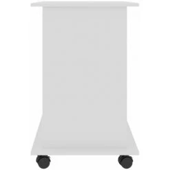 ASUPERMALL Bureau D'ordinateur Blanc Brillant 80x50x75 Cm Agglomere -France Bureau Soldes 2022 33376961 5