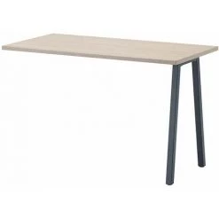 ALTOBUY LYDIA - Bureau 180cm + Extension + Caisson H64cm + 2 Meubles De Rangements - Marron Clair -France Bureau Soldes 2022 33639280 3