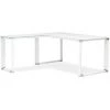 Paris Prix - Bureau D'angle Design "hovik" 170cm Blanc