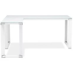 Paris Prix - Bureau D'angle Design "hovik" 170cm Blanc 9 Paris Prix - Bureau D'angle Design "hovik" 170cm Blanc -France Bureau Soldes 2022 33650358 3