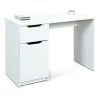 Paris Prix - Bureau Design 1 Porte "tilda" 115cm Blanc