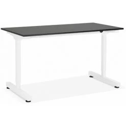 Paris Prix - Bureau Design Réglable "tandy" 140cm Noir