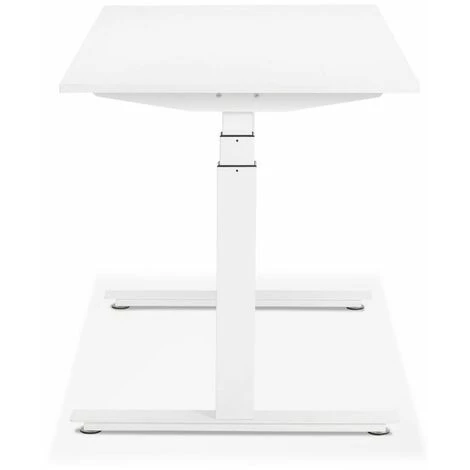 Paris Prix - Bureau Design Réglable "électrique" 160cm Blanc 5 Paris Prix - Bureau Design Réglable "électrique" 160cm Blanc – Image 3