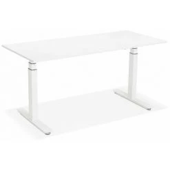 Paris Prix - Bureau Design Réglable "électrique" 160cm Blanc 10 Paris Prix - Bureau Design Réglable "électrique" 160cm Blanc -France Bureau Soldes 2022 33663446 4