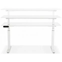 Paris Prix - Bureau Design Réglable "électrique" 160cm Blanc 11 Paris Prix - Bureau Design Réglable "électrique" 160cm Blanc -France Bureau Soldes 2022 33663446 5