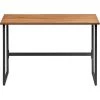 MC HAUS Table De Bureau Pour étude Et Travail, Bois MDF Et Métal, Style Industriel Et Minimaliste, 120x60x76cm, Noir -France Bureau Soldes 2022 33765781 1