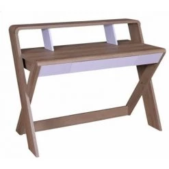 Paris Prix - Bureau Design En Bois "nolan" 120cm Naturel