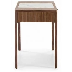 Paris Prix - Bureau Design Bois & Verre "bosca" 120cm Naturel -France Bureau Soldes 2022 34289913 4