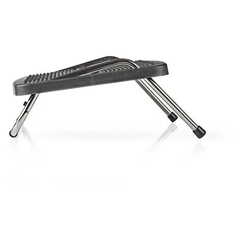 NEDIS Repose-pied Ergonomique Métal Noir Bureau Ordinateur Télétravail 6 NEDIS Repose-pied Ergonomique Métal Noir Bureau Ordinateur Télétravail – Image 4
