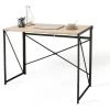 TODECO Bureau Informatique, Table De Bureau, Bureau D'ordinateur Pliable, Table Détude De Style Industriel, Bureau Poste De Travail, Marron Clair - Light Brown -France Bureau Soldes 2022 35074959 1
