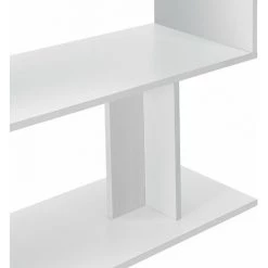 HELLOSHOP26 Bureau Gigogne Design Avec Partie étagère Bureau De Coin Extension Panneau De Particules Mélaminé 77 X 120 X 50 Cm Blanc - Blanc -France Bureau Soldes 2022 35224932 5