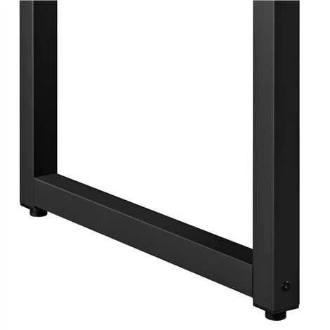 Yaheetech Bureau D'Ordinateur Table D'Ordinateur Portable Poste De Travail D'Étude 140 X 60 X 75cm Avec Support De Moteur/2 œillets Pour Cables/1 Crochet D'Écouteur Brun Rustique 7 Yaheetech Bureau D'Ordinateur Table D'Ordinateur Portable Poste De Travail D'Étude 140 X 60 X 75cm Avec Support De Moteur/2 œillets Pour Cables/1 Crochet D'Écouteur Brun Rustique – Image 5