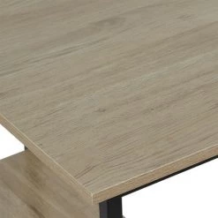 HOME DÉCO FACTORY Bureau D'angle Effet Bois Job Noir - Noir - Noir Et Naturel -France Bureau Soldes 2022 35235750 4