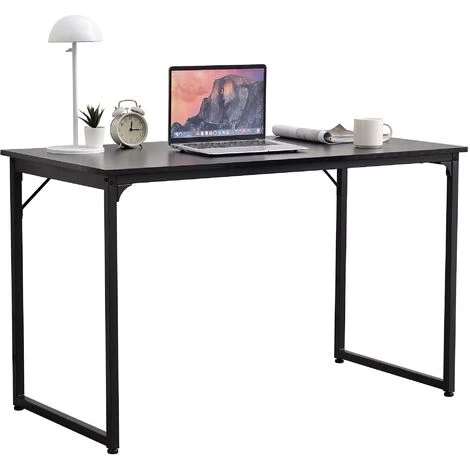 CLP Bureau Greely Avec Plateau En MDF Et Pieds En Tube D'acier Noir 3 CLP Bureau Greely Avec Plateau En MDF Et Pieds En Tube D'acier Noir