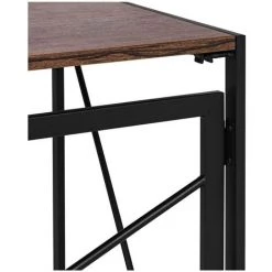 FROMM & STARCK Table D'Ordinateur Bureau Télétravail À Domicile Bureau Acier & MDF 100x50x75cm - Noir -France Bureau Soldes 2022 35636616 2