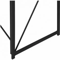 FROMM & STARCK Table D'Ordinateur Bureau Télétravail À Domicile Bureau Acier & MDF 100x50x75cm - Noir -France Bureau Soldes 2022 35636616 3