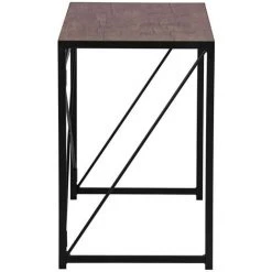 FROMM & STARCK Table D'Ordinateur Bureau Télétravail À Domicile Bureau Acier & MDF 100x50x75cm - Noir -France Bureau Soldes 2022 35636616 4