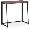 FROMM & STARCK Table D'Ordinateur Bureau Télétravail À Domicile Bureau Acier & MDF 80*45x74cm - Noir -France Bureau Soldes 2022 35636618 1