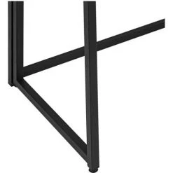 FROMM & STARCK Table D'Ordinateur Bureau Télétravail À Domicile Bureau Acier & MDF 80*45x74cm - Noir -France Bureau Soldes 2022 35636618 3