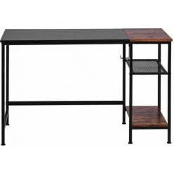 FROMM & STARCK Table D'Ordinateur Avec Étagère Bureau Télétravail Bureau Acier MDF 120*60cm - Noir 11 FROMM & STARCK Table D'Ordinateur Avec Étagère Bureau Télétravail Bureau Acier MDF 120*60cm - Noir -France Bureau Soldes 2022 35636621 5