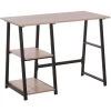 BELIANI Bureau Effet Bois Clair / Noir 100 X 50 Cm - Bois Clair -France Bureau Soldes 2022 35817762 1